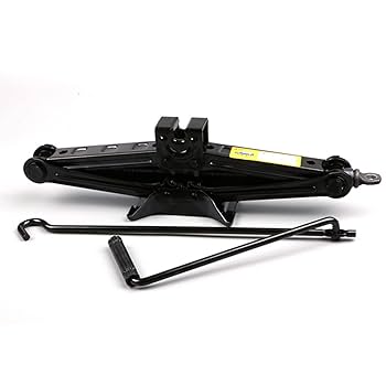 Strong Load Bearing Scissor Jack, Steel Shaft, and Reliable